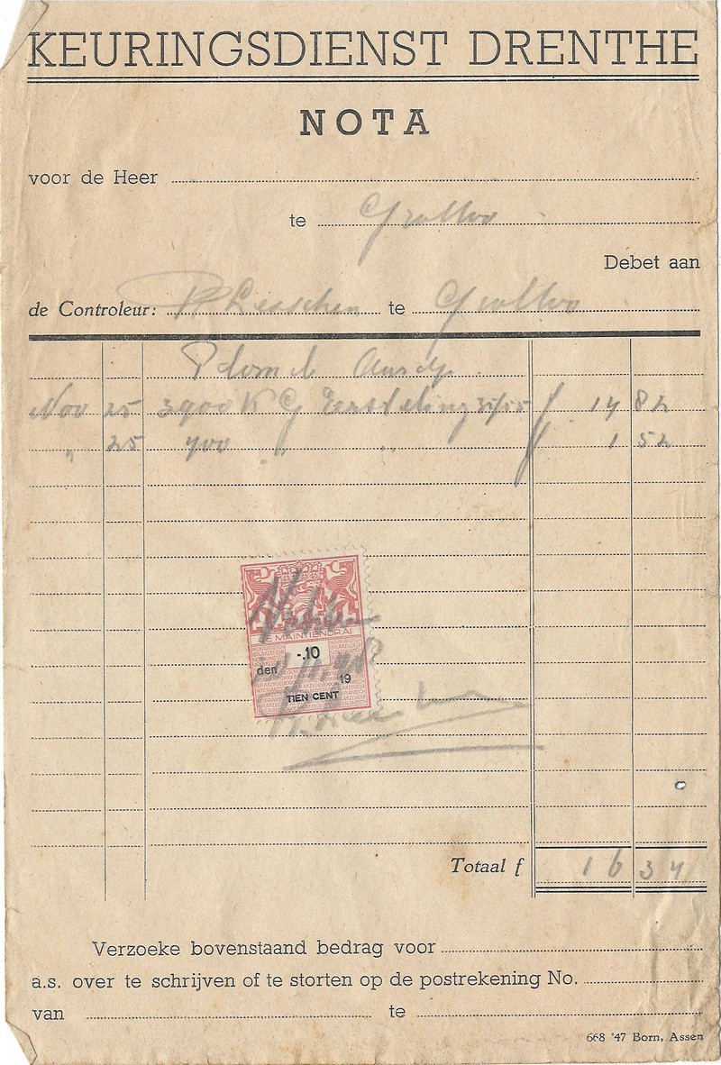 19481120 Nota Keuringsdienst NN