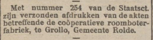 19041030 krant NvhN akten roomboterfabriek