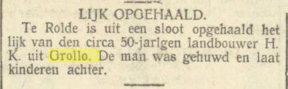 19300221 krant Goessche Courant lijk gevonden in sloot