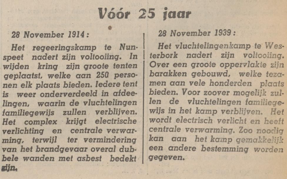 19391128 krant PDAC ontstaan kamp Westerbork 17