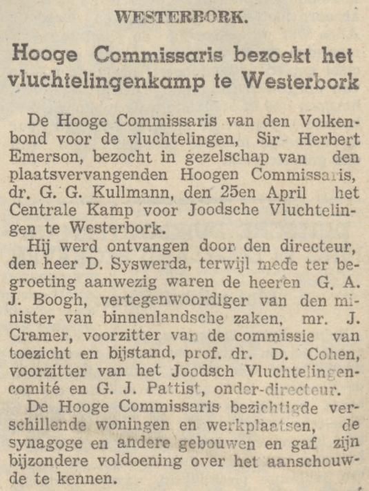 19400427 krant PDAC ontstaan kamp Westerbork 21