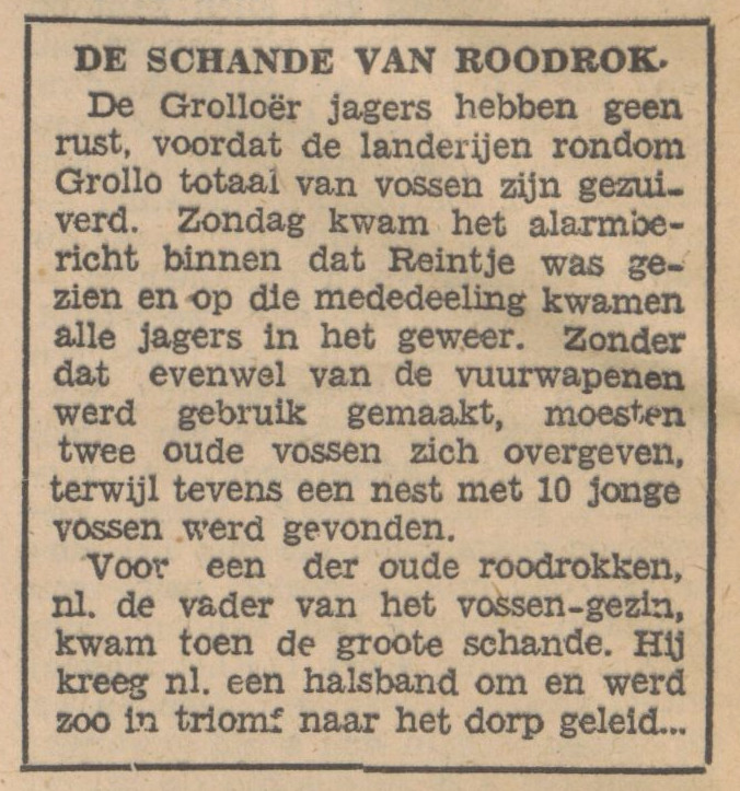 19460409 krant PDAC Roodrok de vos