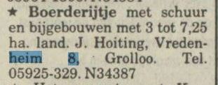19880325 krant NvhNverkoop vredenheim8